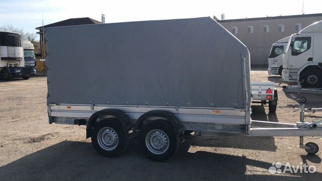 Прицеп мзса B 3515-2.25 с тентом и каркасом 1,5 м