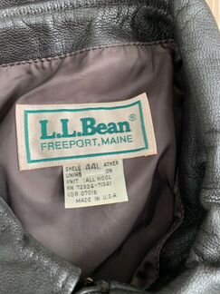 Кожаная куртка L.L Bean made IN USA