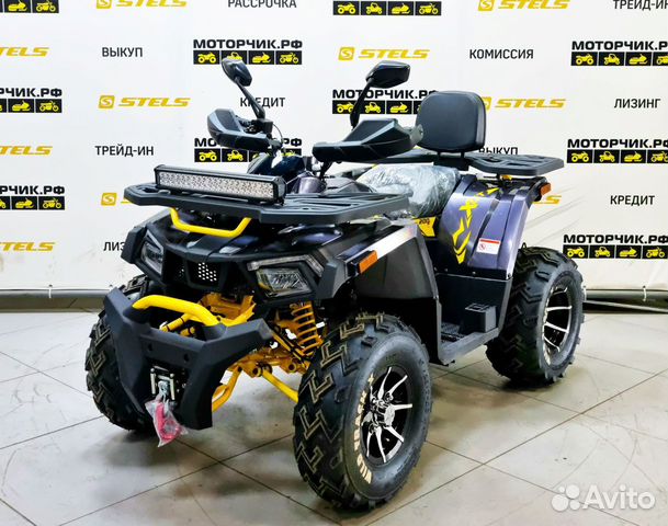 Квадроцикл MotoLand wild track X PRO 200 (черный)