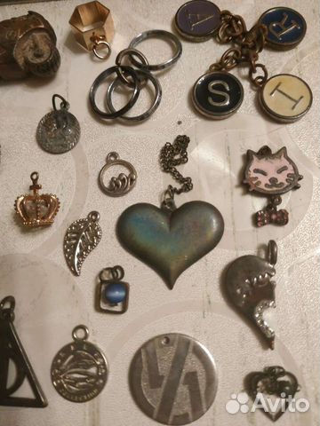 Брелки подвески сережки кулоны одним лотом