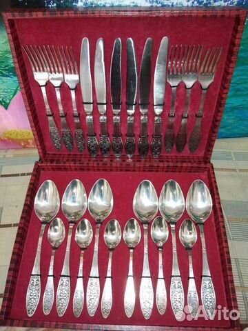 Мельхиоровый набор с посеребрением/ссср