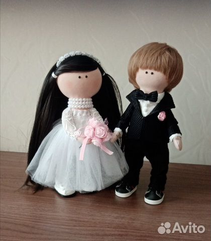 Интерьерные куклы на свадьбу
