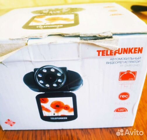 Видеорегистратор telefunken TF-DVR 12HD