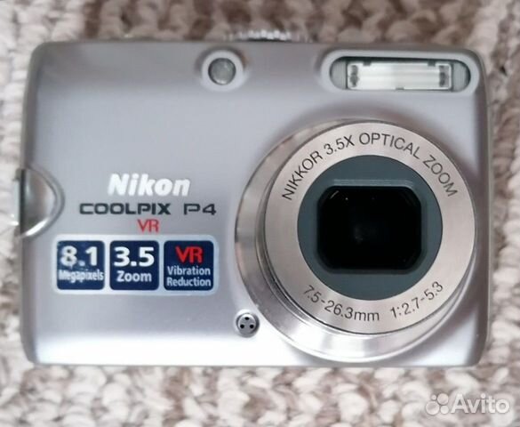 Nikon coolpix p4 vr, цифровая фотокамера