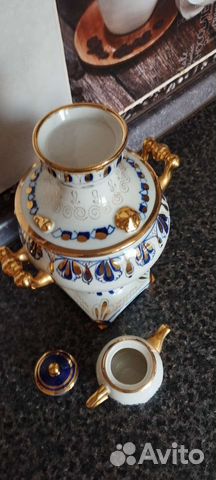 Самовар гжель СССР