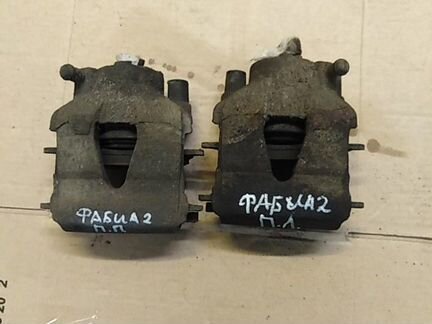 Суппорт тормозной передний шкода фабиа 2