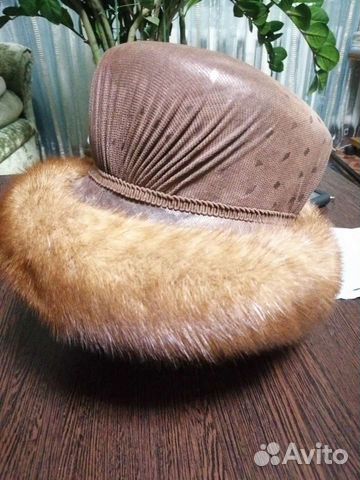 Шапка норковая женская