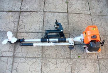 Двигатель косы бензо Sila триммер лодка