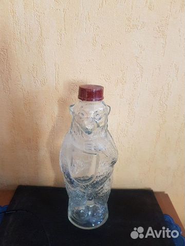 Стеклянная бутылочка 