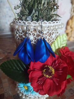 Серьги Лепестки