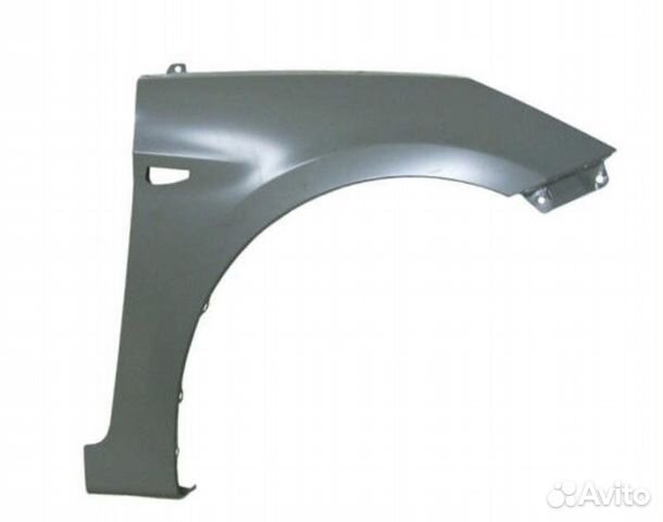 Хендай Солярис крыло переднее правое с отверстием