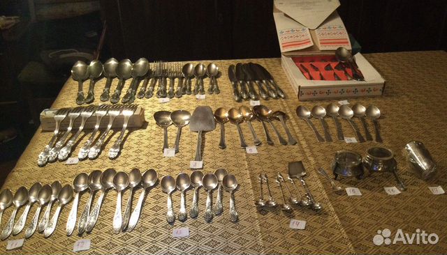 Столовые наборы СССР, новые