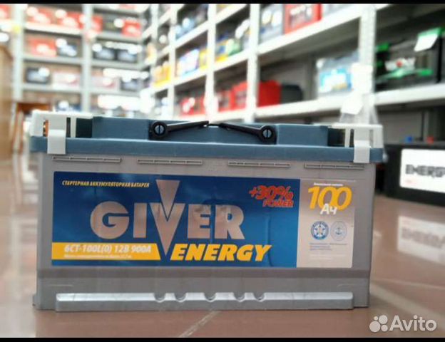 Акб Giver 100 a/h с доставкой и установкой