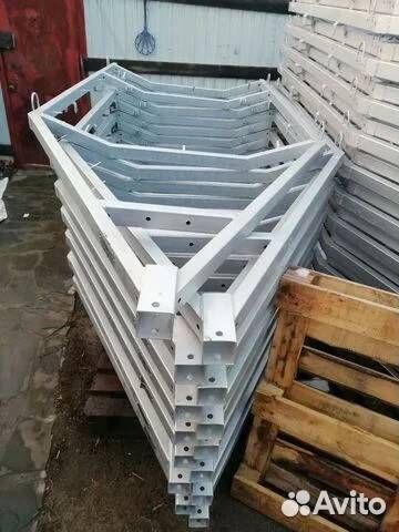 Рама прицепа с дышлом и птс 530 на 130 см цинк