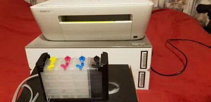 Цветной струйный мфу принтер с снпч