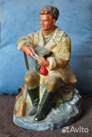 Статуэтка Василий Теркин. Гипс