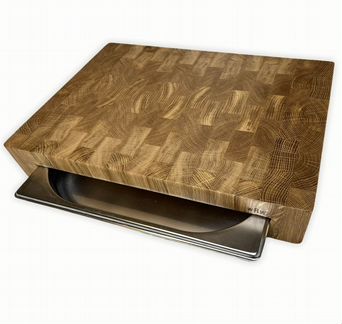 Доска разделочная с гастроемкостью 40х30х7см