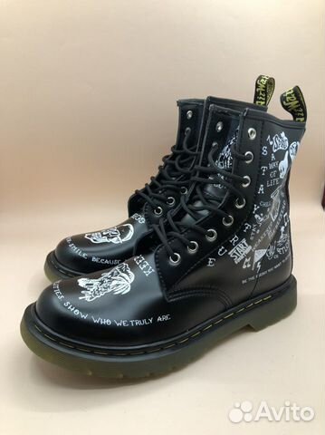 dr martens 1460 scribble backhand