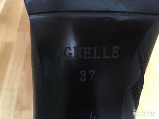 Кожаные сапоги Agnelle