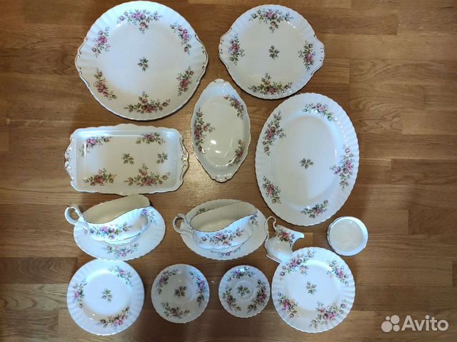 Royal Albert Moss rose фарфор столовый