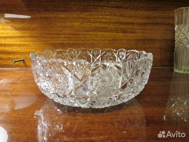 Салатник хрустальный