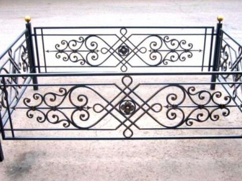 Установка ограды на кладбище - заказать