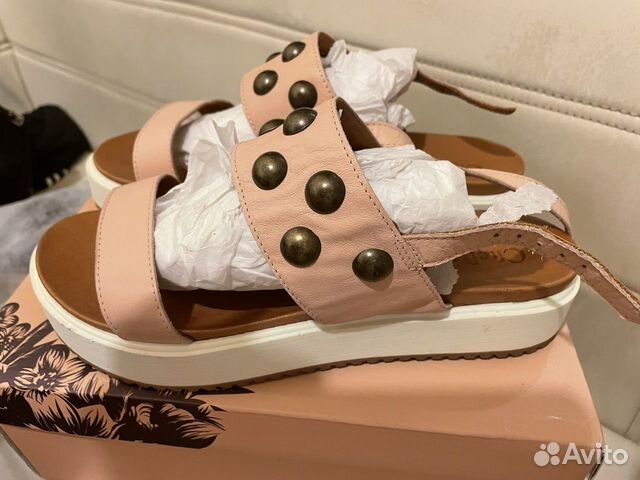 Сандалии босоножки натуральная кожа