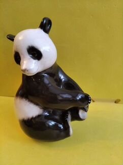 Статуэтка Форфоровая Панда Медведь сидячая