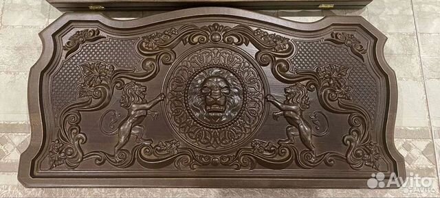 Нарды резные Ивановские Лев, бук