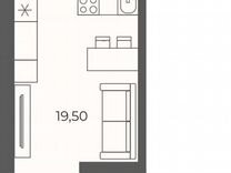 Квартира-студия, 24,4 м², 26/26 эт.