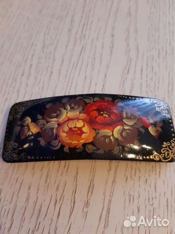 Расписная заколка