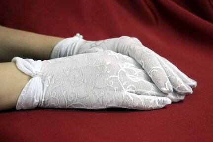 Свадебные перчатки, митенки