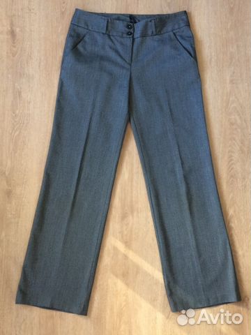 Брюки серые со стрелкой