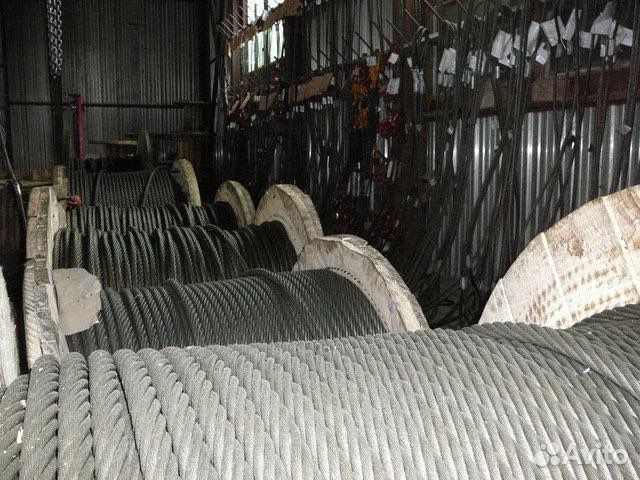 Канат стальной трос на кран, манипулятор, лифт