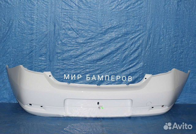 Бампер рено логан 2 2014 - 21 в цвет кузова