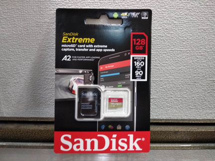 MicroSD Sandisk Extreme 128GB