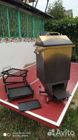 Печь- коптильня горячего копчения