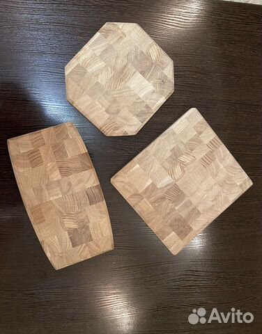 Дубовые торцевые разделочные доски