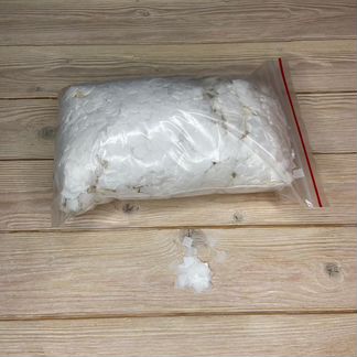 Белое мелкое конфетти 1см х 1см (тишью) снег