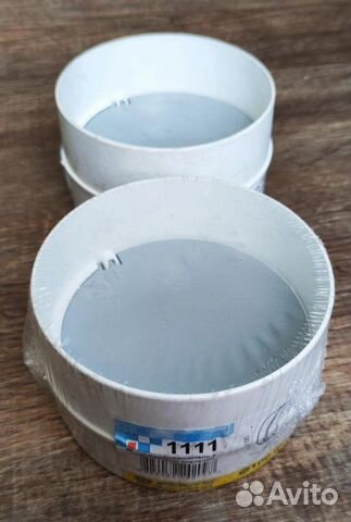 Вентиляционный соединитель с клапаном D 100мм. 2 ш