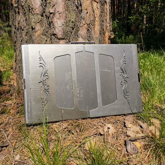 Мангал чемодан Средний