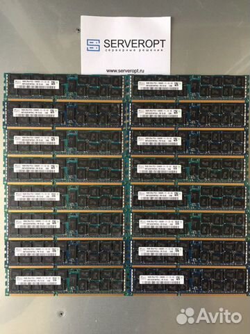 Лот 16 планок Hynix 16GB PC3-12800R