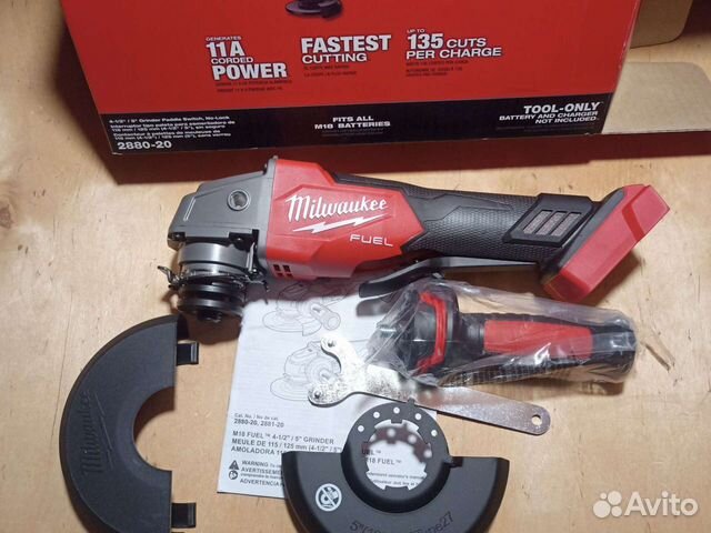 Аккумуляторная болгарка Milwaukee M18 2980-20