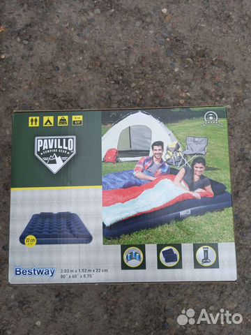 Матрас надувной. Насос. Подушки