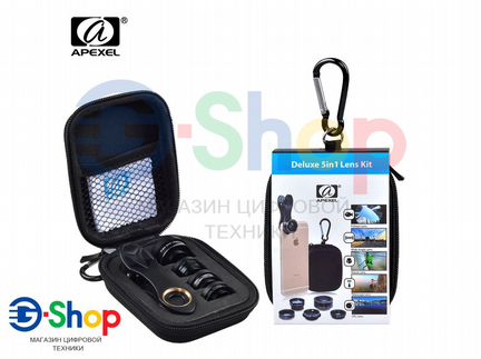 Линзы для смартфона Apexel 5в1