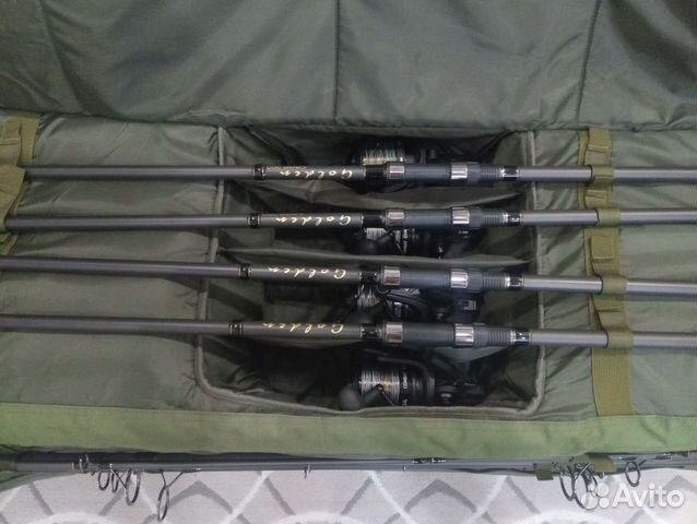 Чехол для трехчастных карповых удилищ