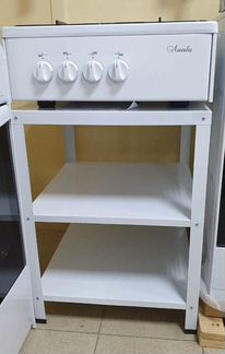 Газовая плита Лысьва без духовки со стеллажом