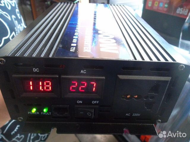 Преобразователь напряжения 12-24-220 Чистый синус