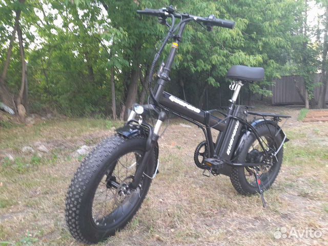 Электровелосипед фэтбайк складной