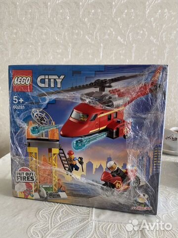 Lego City 60281 Спасательный пожарный вертолет